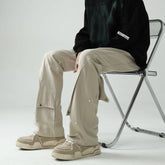 Hearujoy Autumn New High Street Pants Men Y2k Streetwear Multi-pocket Overalls Harajuku Loose Casual Trousers Straight Mopping Pants